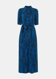Painted Leopard Midi Dress